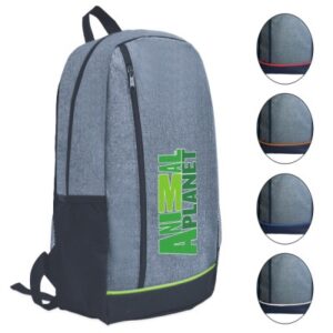 MOCHILA BACKPACK CON DOS COMPARTIMENTOS OXFORD A2535 MOD. 02-A2535 VERDE CLARO