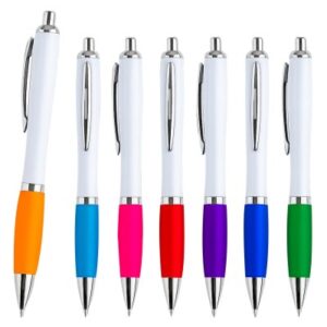 Bolígrafos de plastico personalizados elegantes en algarin