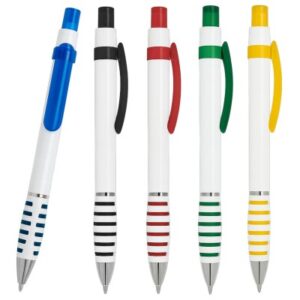 Bolígrafos de plastico personalizados elegantes algarin