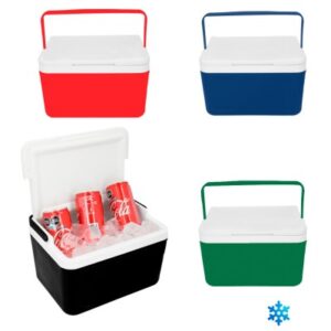 Hieleras promocionales con logotipos creativos