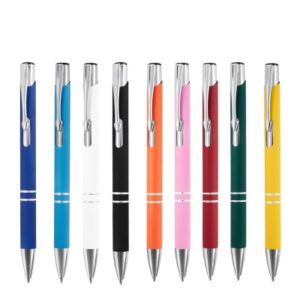 Boligrafos de plastico personalizados elegantes en algarin
