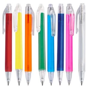 Bolígrafos de plastico personalizados de lujo algarin