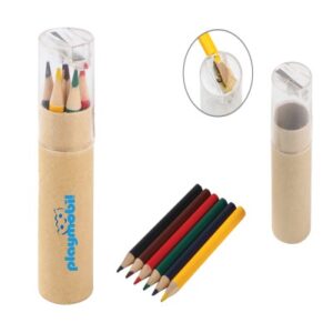 6 LÁPICES DE COLORES CON ESTUCHE COLOREANDO A3226 Mod. 02-A3226