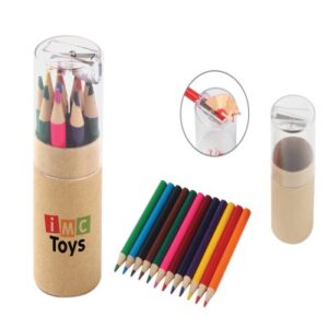 12 LÁPICES DE COLORES CON ESTUCHE SÚPER COLOREANDO A3227 Mod. 02-A3227