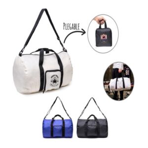 MALETA DEPORTIVA PLEGABLE LONGORIA A3258 NEGRA Mod. 02-A3258
